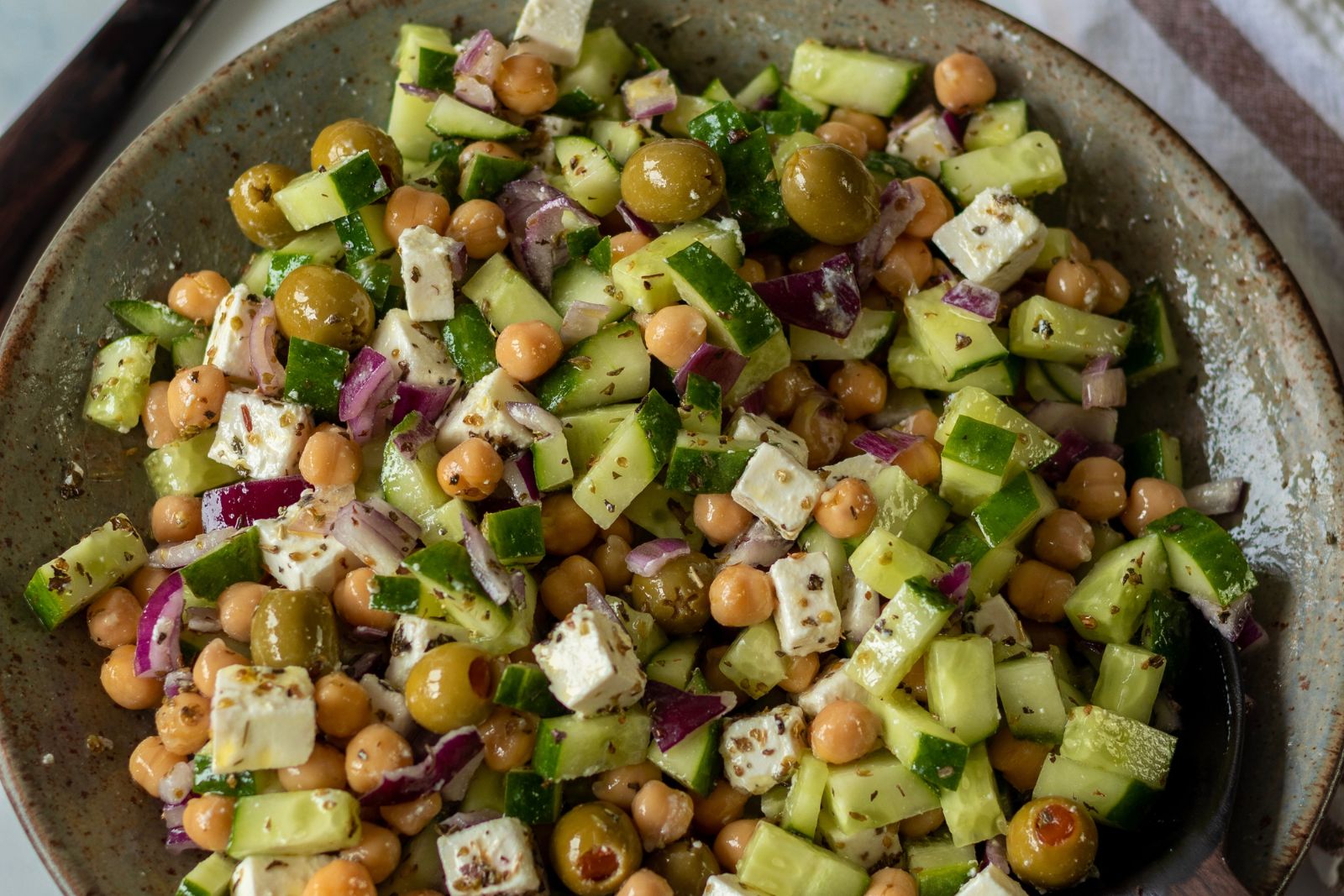 Mediteranska obrok salata: Fantazija!