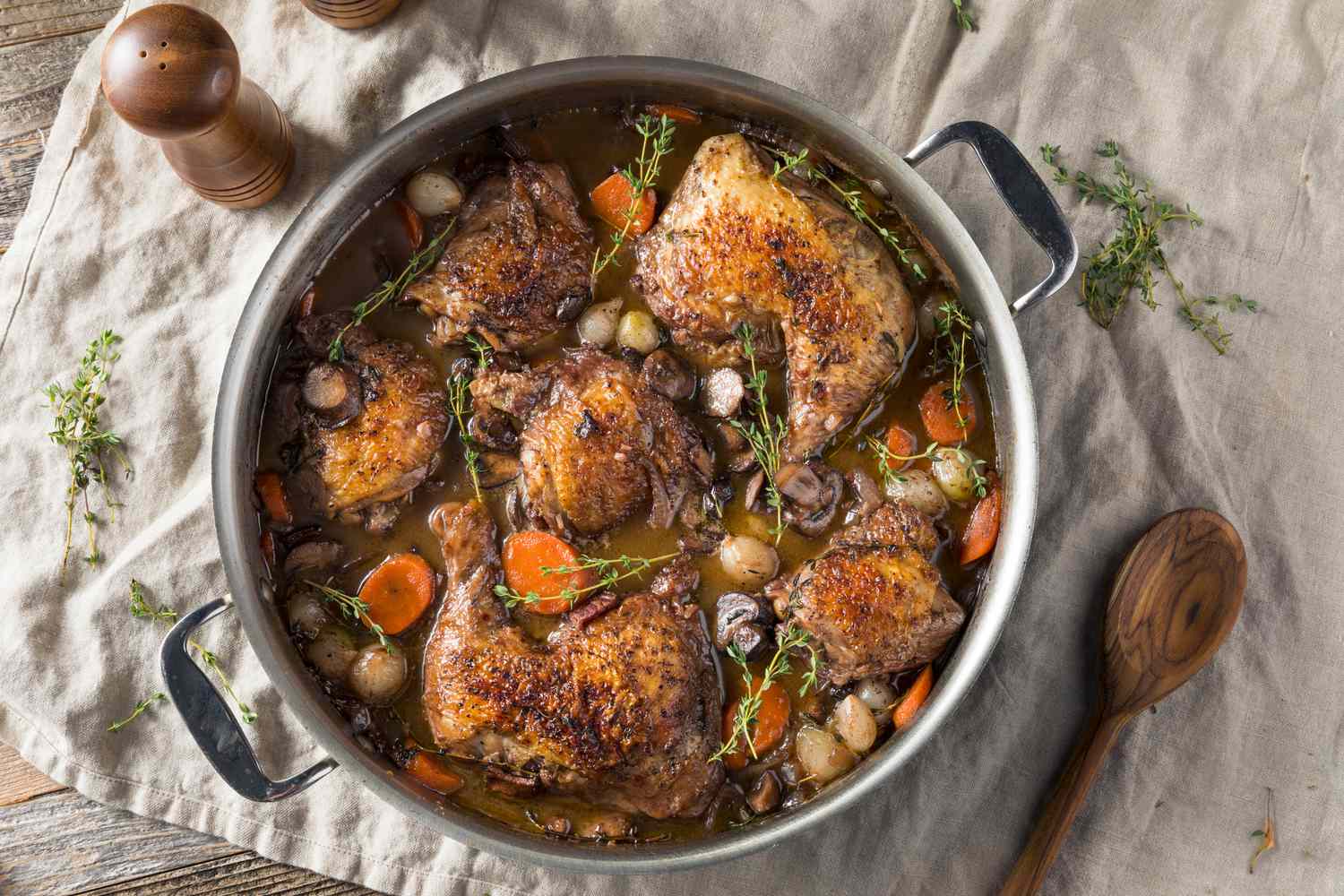 Coq au vin - Petao u vinu