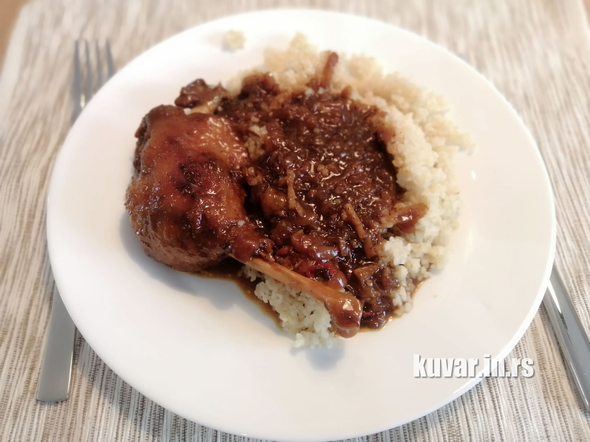 Pačiji bataci u sosu od narandže